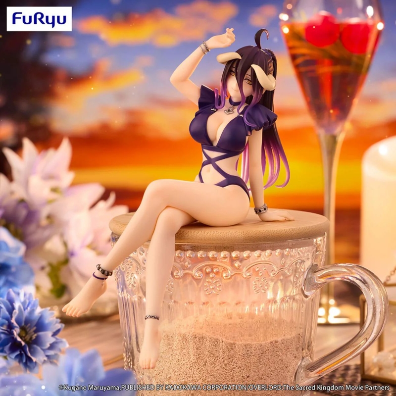Оригинальная аниме фигурка &laquo;"Overlord" Noodle Stopper Figure Albedo Swimsuit Dark Purple Color Ver.&raquo;