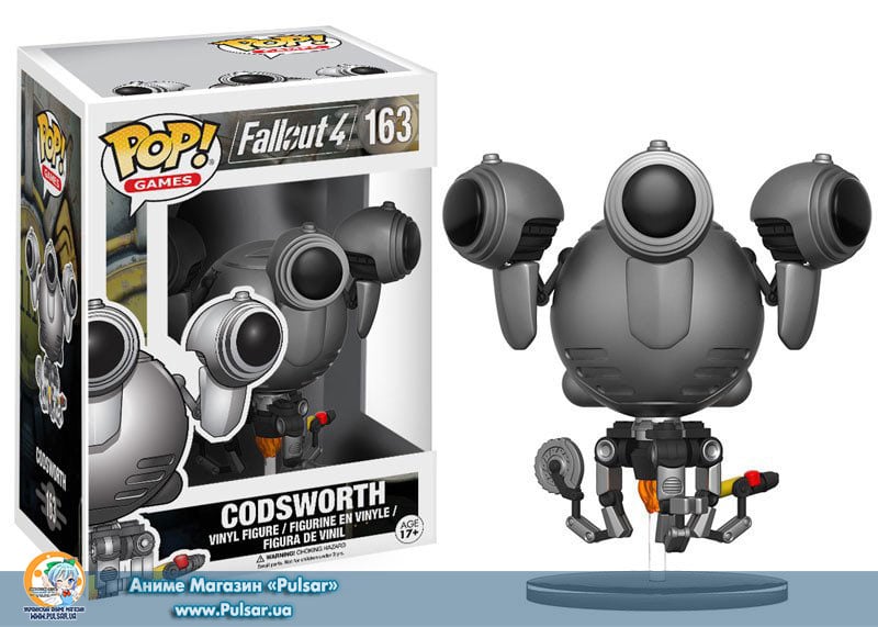 Вінілова фігурка POP! GAMES: FALLOUT 4-CODSWORTH