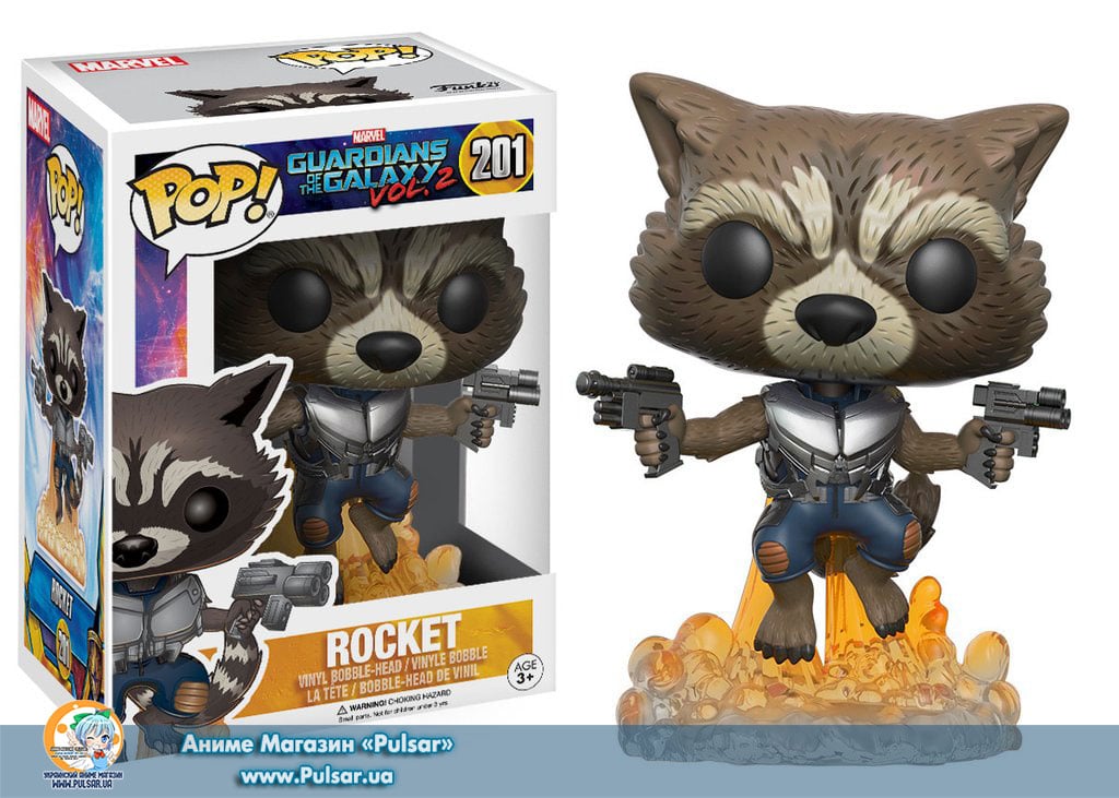 Вінілова фігурка POP! MARVEL: GUARDIANS OF THE GALAXY VOL. 2-ROCKET