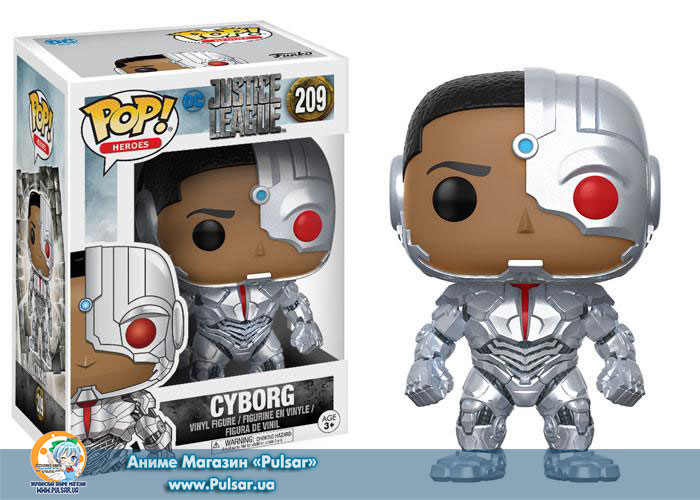 Виниловая фигурка Pop! Movies: DC - Justice League - Cyborg