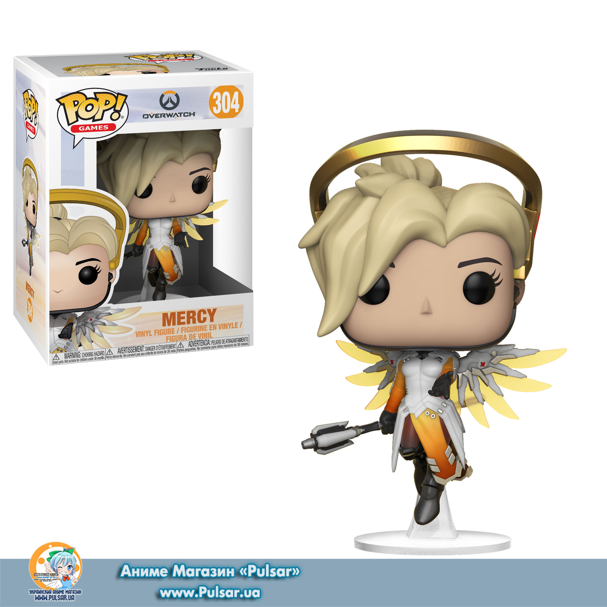 Виниловая фигурка Pop! Games: Overwatch - Mercy