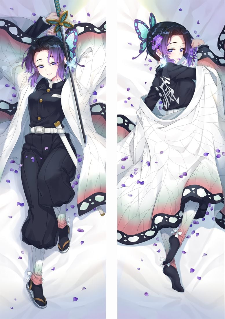 Оригинальная Японская Дакимакура (подушка для объятий)  150 см Demon Slayer Kimetsu no Yaiba Shinobu Kochō