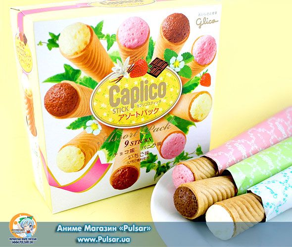 Мини-мороженное Glico Caplico Stick Assort Pack