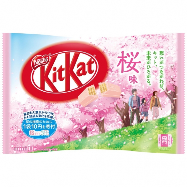 Японские батончики KitKat Mini Sakura Flavor
