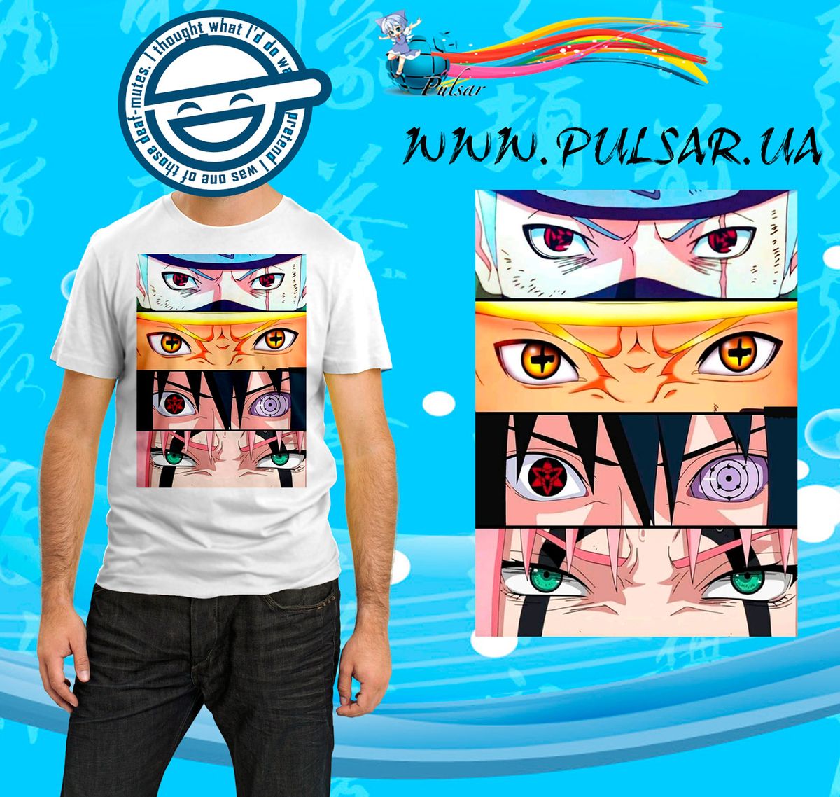 Futbolka S Anime Manga Style Naruto Type 9