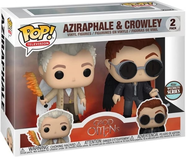 FUNKO POP! グッドオーメンズ Виниловая фигурка «Funko POP! TV Good Omens Aziraphale & Crowley