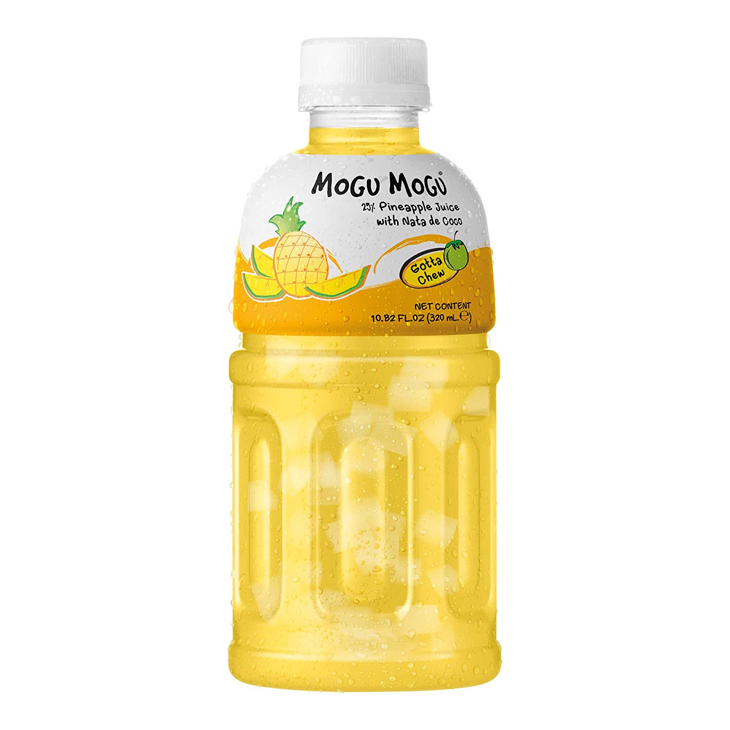 Напиток сокосодержащий Mogu Mogu Pineapple с кусочками кокосового желе 