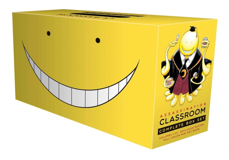 Комплект манги на английском языке «Assassination Classroom Complete Box Set» 