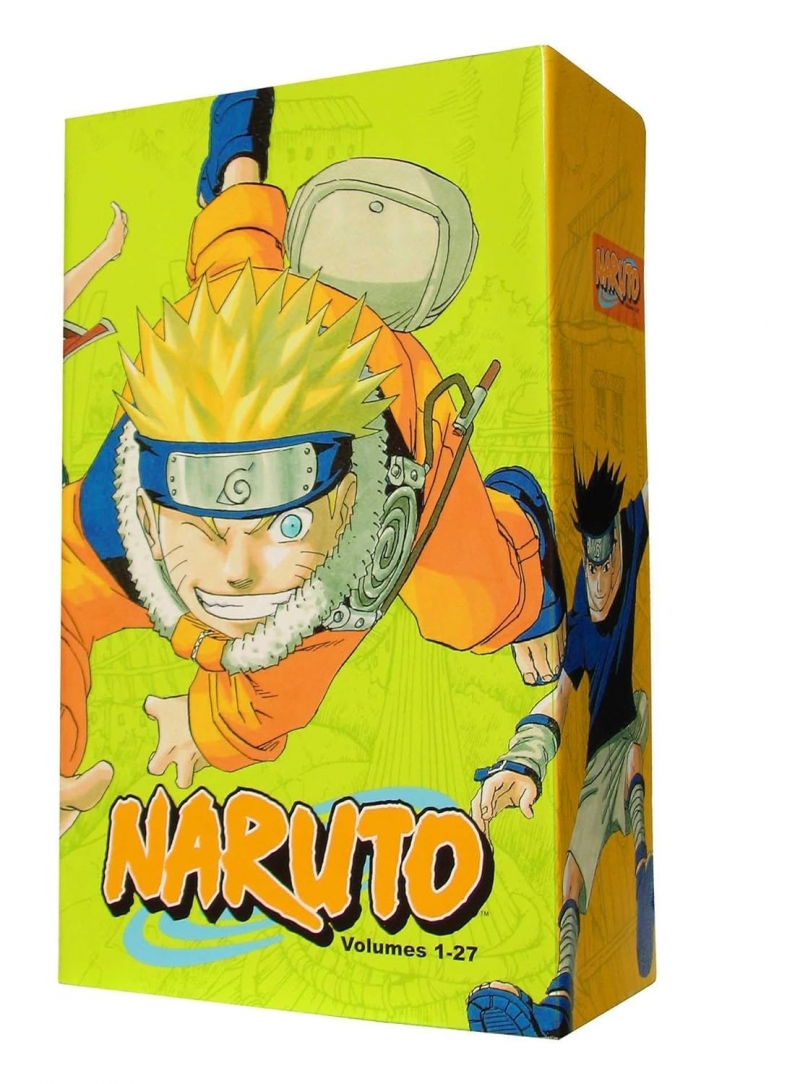 Комплект манги на английском языке «Naruto Box Set 1: Volumes 1-27» 