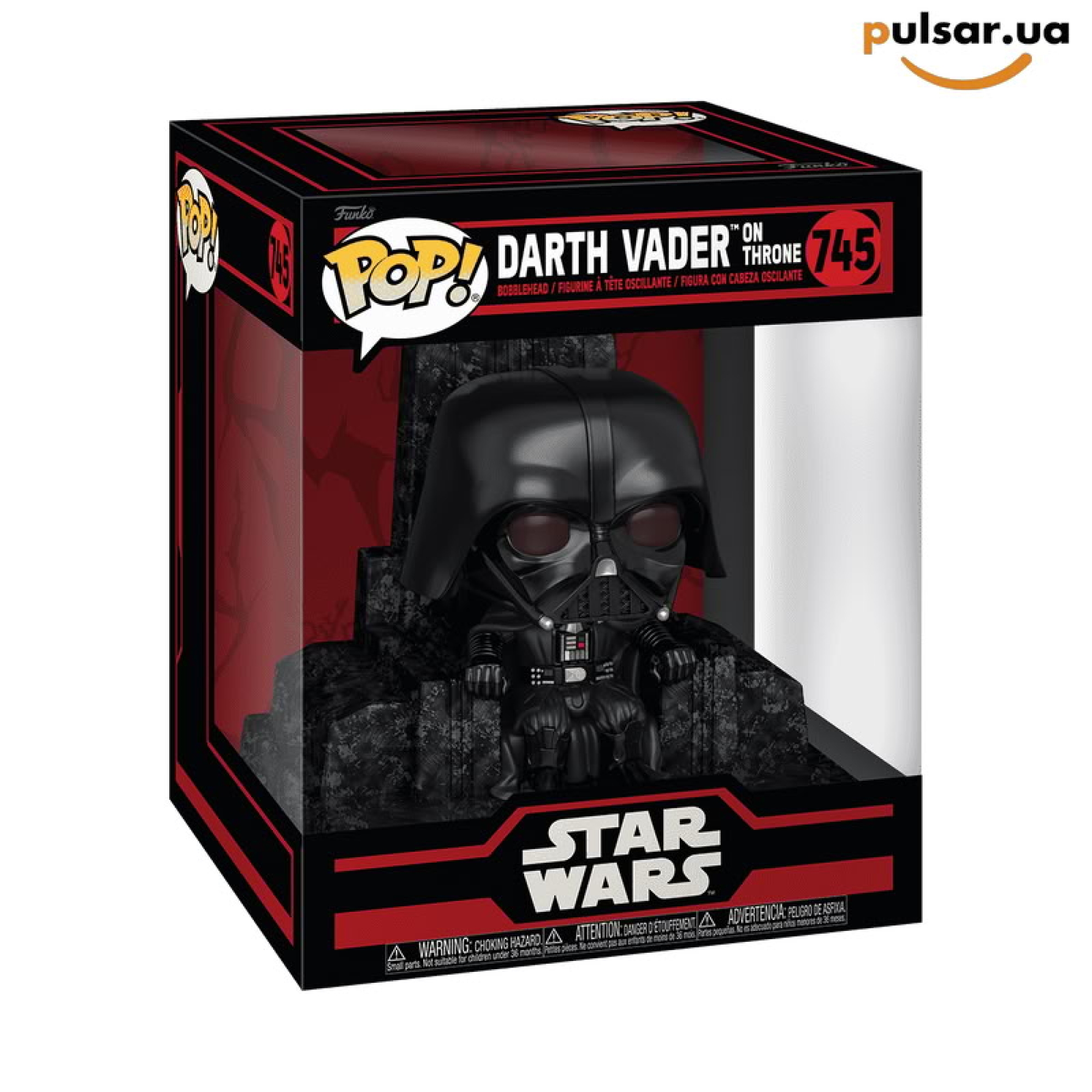 Виниловая фигурка &laquo;Funko POP! &bull; Deluxe &bull; Star Wars ◉ Darth Vader on Throne №745&raquo;