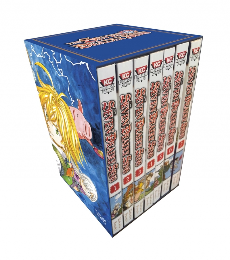 Комплект манги на английском языке «The Seven Deadly Sins Manga Box Set» 