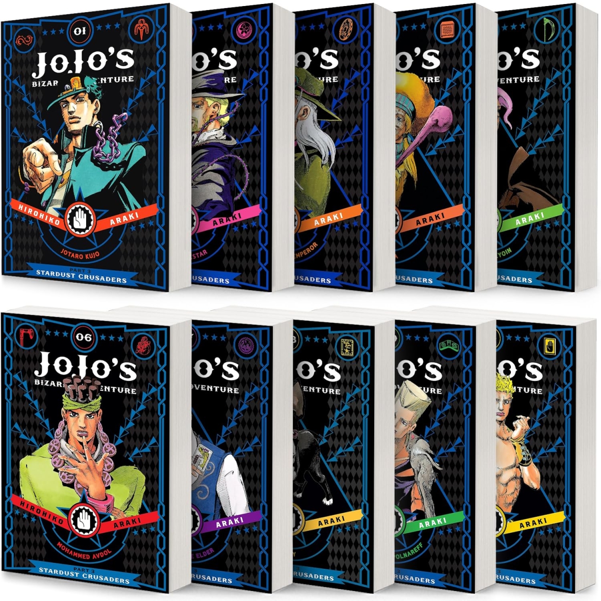 少年漫画 JoJo's Bizarre Adventure Part 3 Full Set full_81jGoJJfllL._SL1500_.jpg