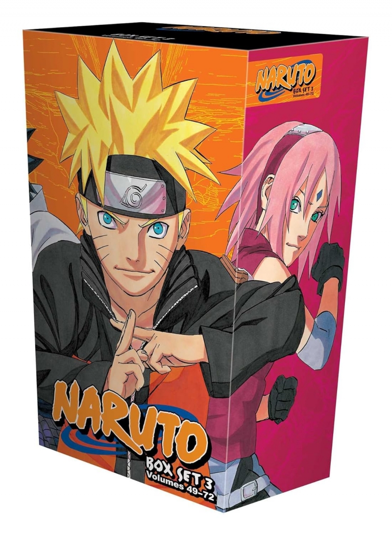 Комплект манги на английском языке «Naruto Box Set 3: Volumes 49-72» 
