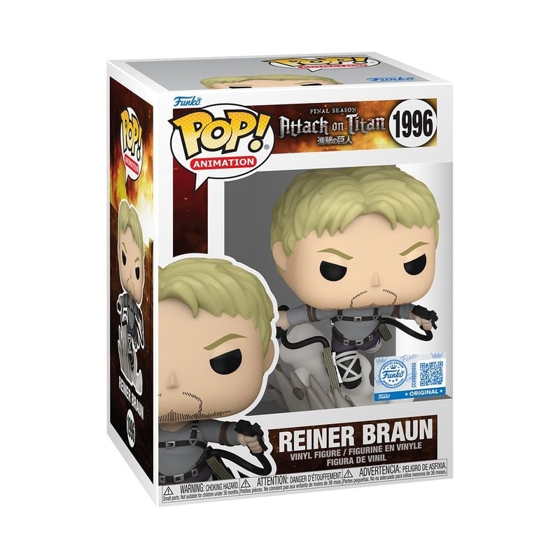 Виниловая фигурка &laquo;Funko POP! Attack on Titan - Reiner Braun #1996&raquo;