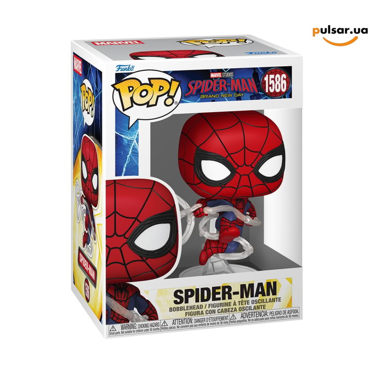Виниловая фигурка &laquo;Funko POP! &bull;  &bull; Marvel ◉ Spider-Man (Brand New Day) № 1586&raquo;