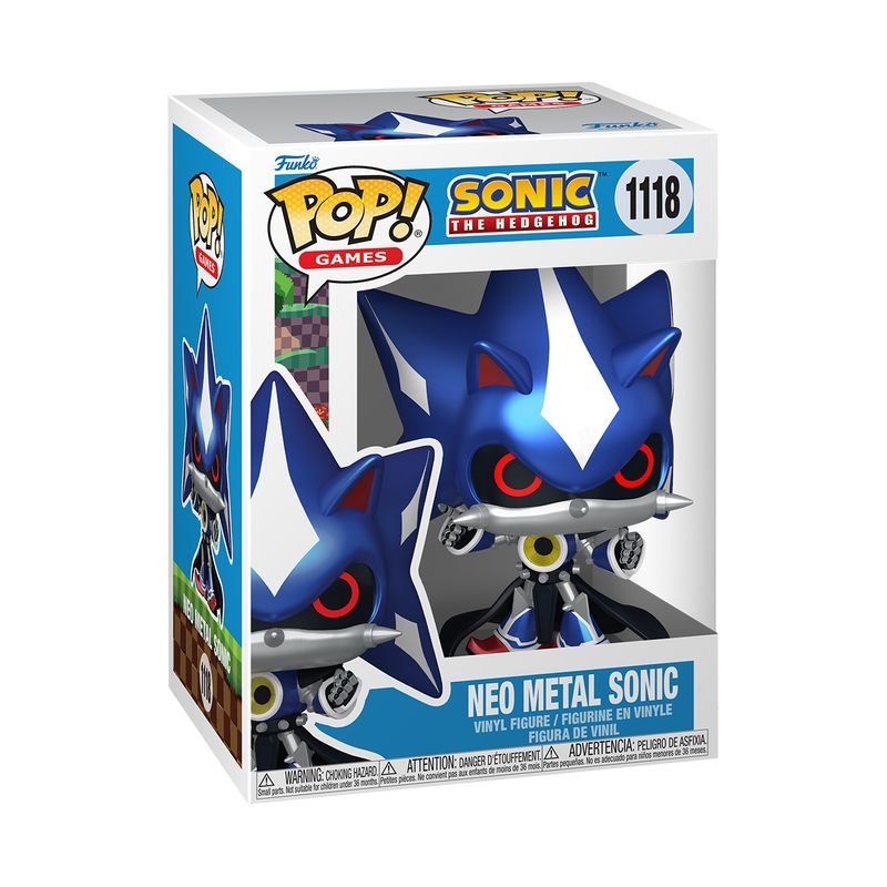 Виниловая фигурка &laquo;Funko Pop! Neo Metal Sonic (Metallic) #1118&raquo;