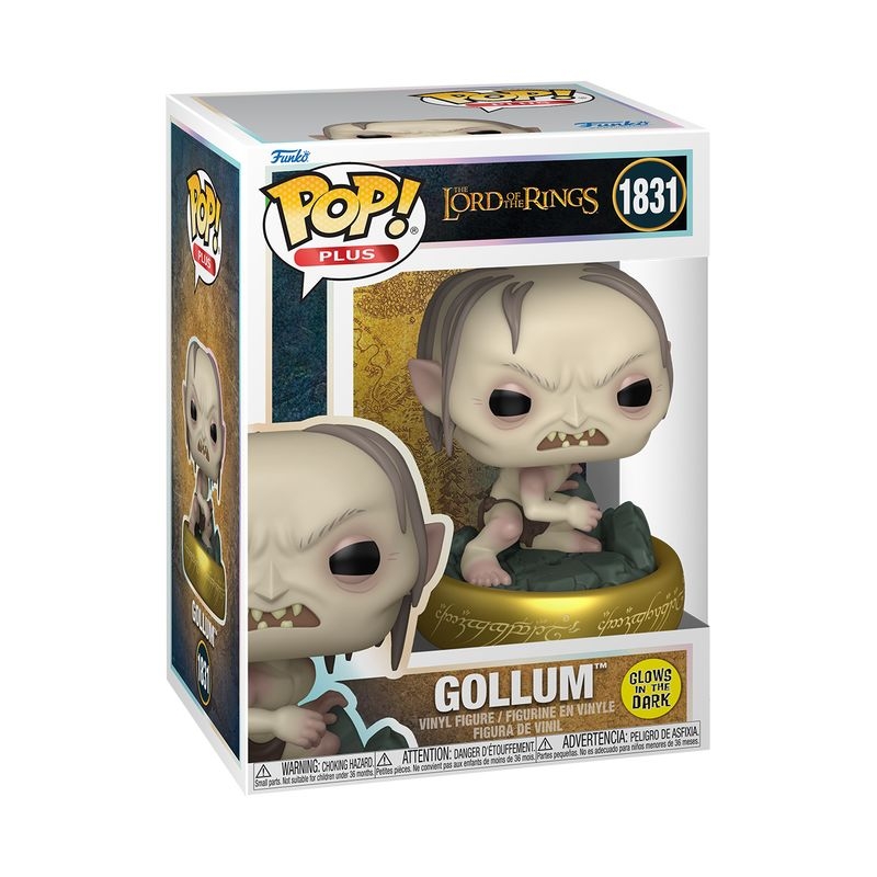 Виниловая фигурка &laquo;Funko POP! The Lord of the Rings - Plus Gollum (Glow) #1831&raquo;