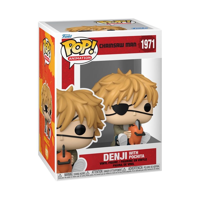 Виниловая фигурка &laquo;Funko Pop! Chainsaw Man Denji with Pochita #1971&raquo;