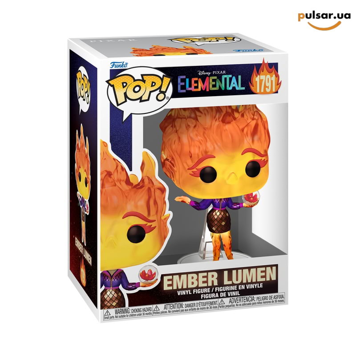 Виниловая фигурка &laquo;Funko POP! &bull; &bull; &bull; Elemental ◉ Ember Lumen with Vivisteria Flower № 1791&raquo;