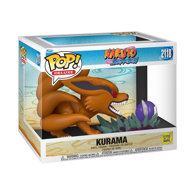 Виниловая фигурка &laquo;Funko POP! Deluxe Naruto -  Kurama (Glow) №2118&raquo;