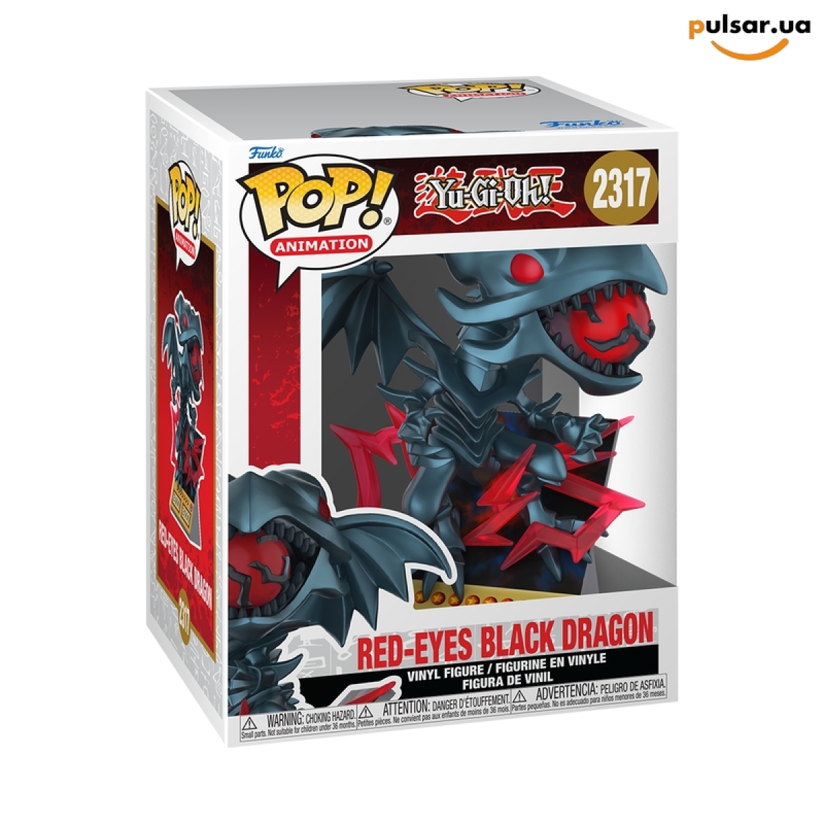 Виниловая фигурка &laquo;Funko POP! &bull; Premium &bull; Yu-Gi-Oh! ◉ Red-Eyes Black Dragon № 2317&raquo;