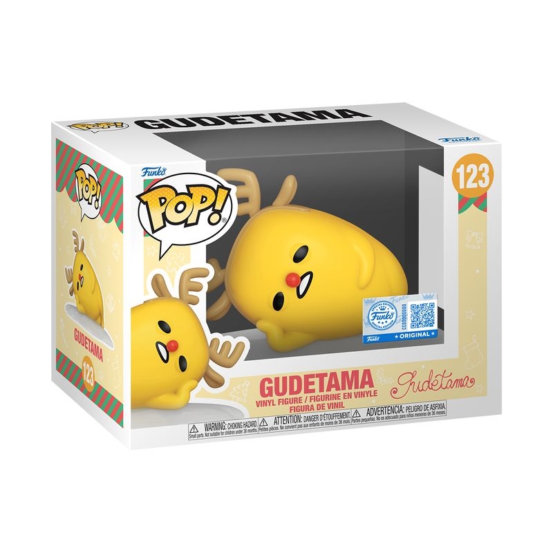 Виниловая фигурка &laquo;Funko POP! Sanrio - Gudetama (Reindeer Outfit) №123&raquo;