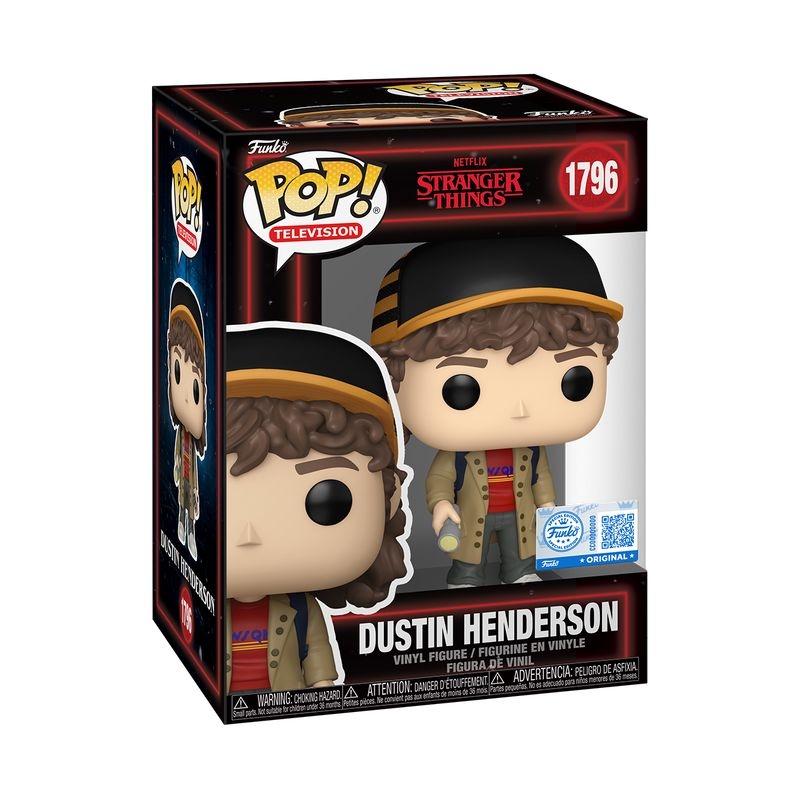 Виниловая фигурка &laquo;Funko Pop! Stranger Things - Dustin Henderson with Flashlight №1796&raquo;