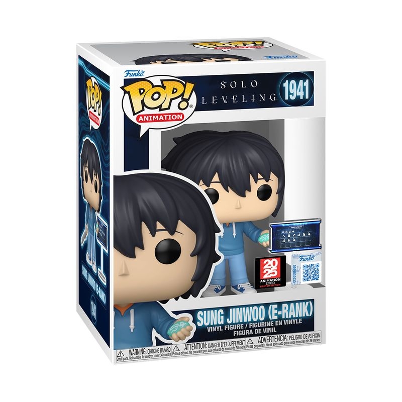 Виниловая фигурка &laquo;Funko Pop! Solo Leveling Buddy Sung Jinwoo (E-Rank) with Inventory #1941&raquo;