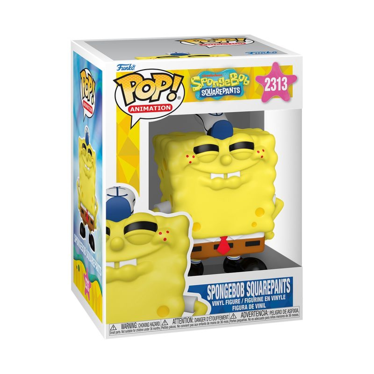 Виниловая фигурка &laquo;Funko POP! &bull; &bull; Nickelodeon ◉ SpongeBob SquarePants (Grinning) №2313&raquo;