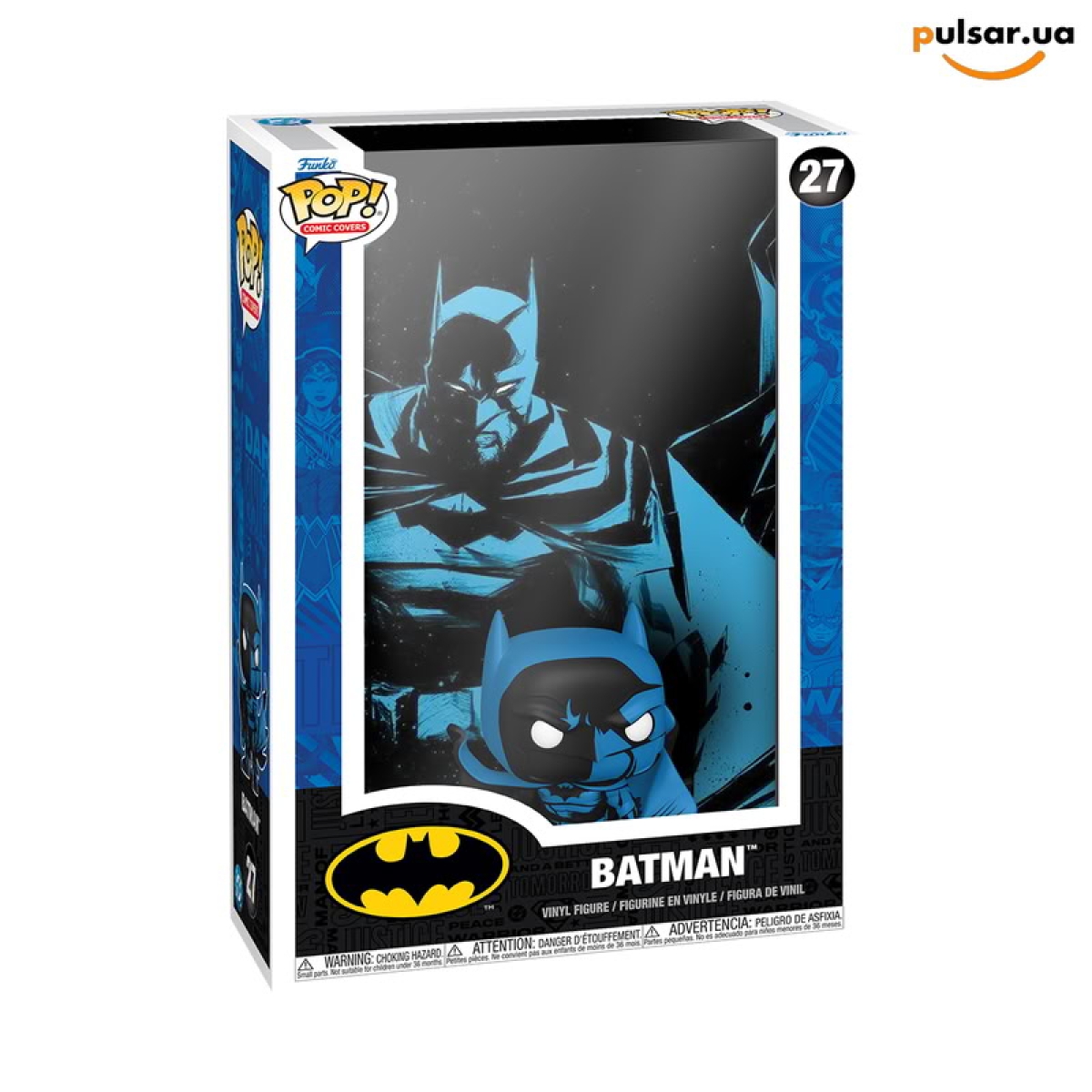 Виниловая фигурка &laquo;Funko POP! &bull; Comic Covers &bull; DC Comics ◉ Batman Black & Blue №27&raquo;