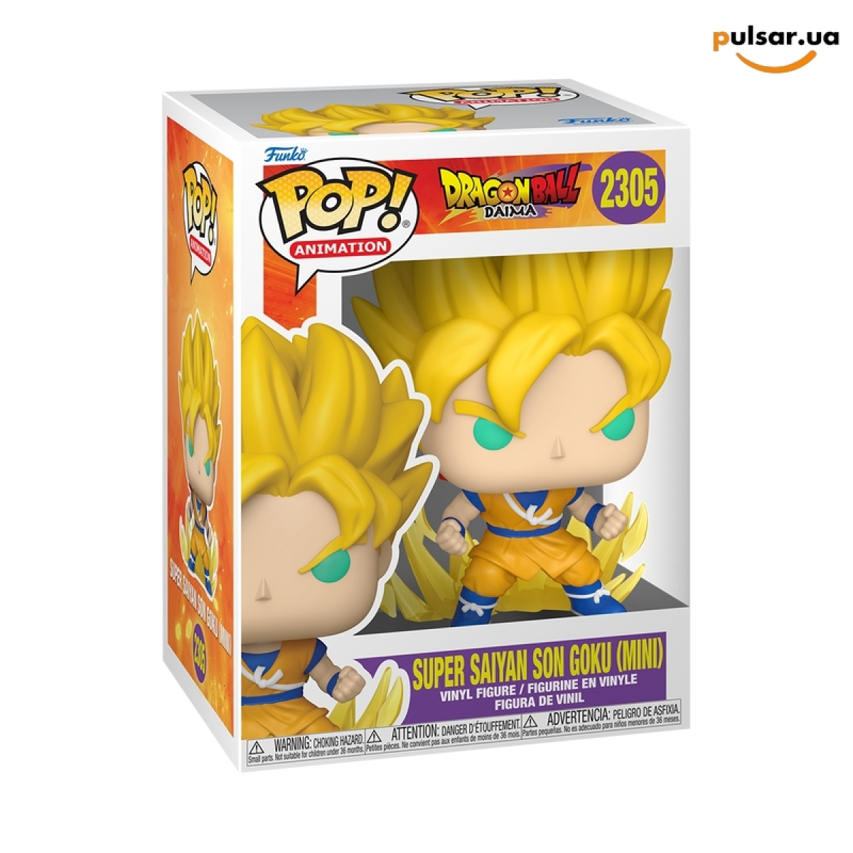 Виниловая фигурка &laquo;Funko POP! &bull;  &bull; Dragon Ball ◉ Super Saiyan Son Goku (Mini) №2305&raquo;