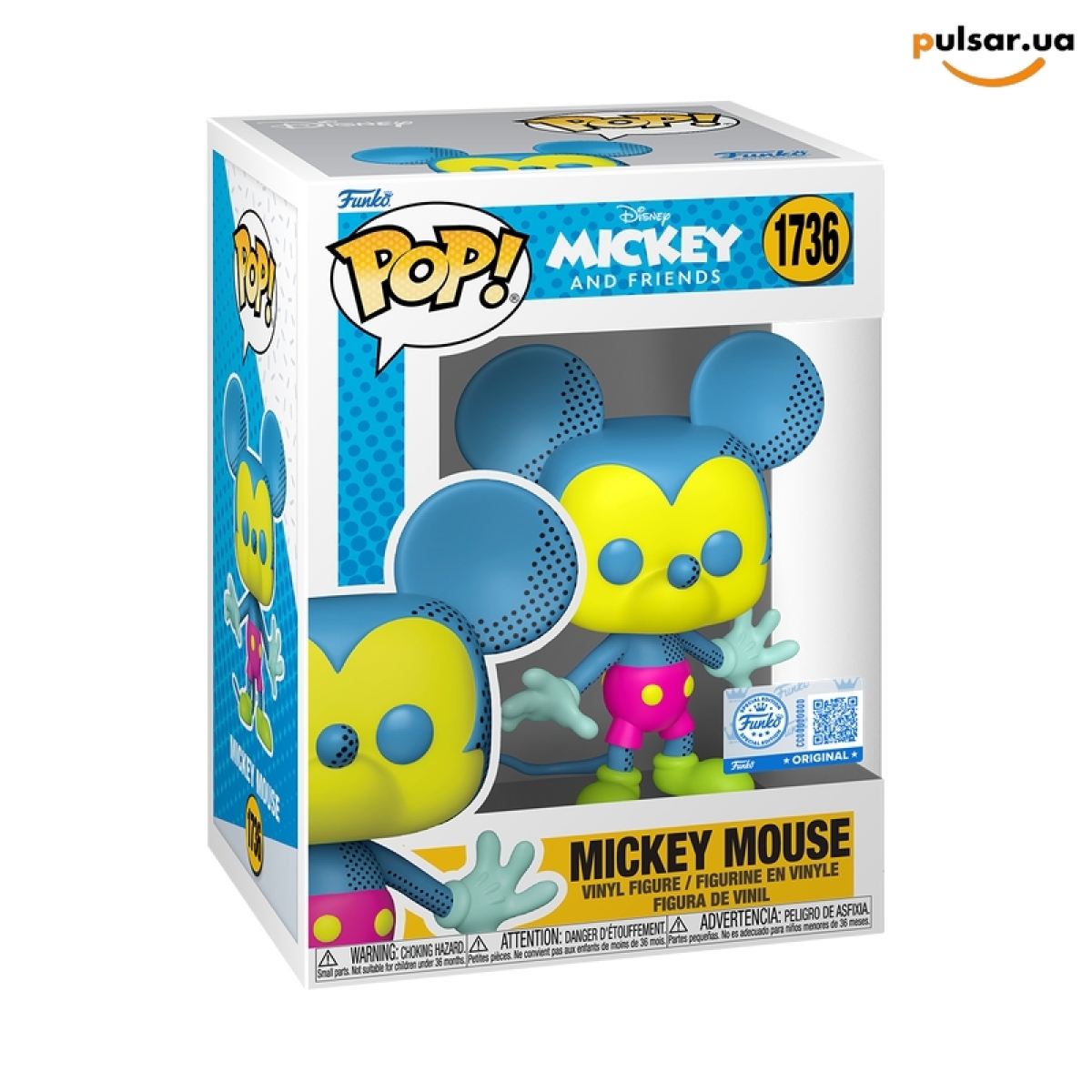Виниловая фигурка &laquo;Funko POP! &bull; Target Exclusive &bull; Disney ◉ Mickey Mouse (Nostalgic) № 1736&raquo;
