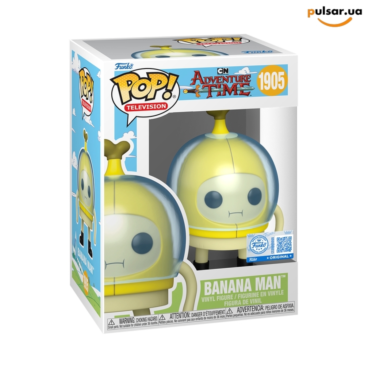 Виниловая фигурка &laquo;Funko POP! &bull; web exclusive &bull; Cartoon Network ◉ Banana Man №1905&raquo;