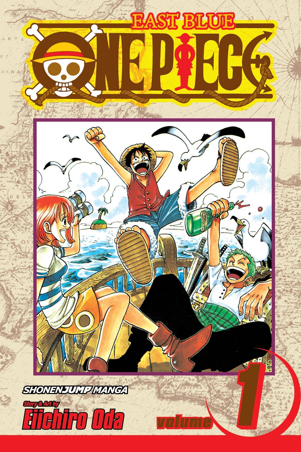 Манга на английском языке «One Piece, Vol. 1» купить в Киеве