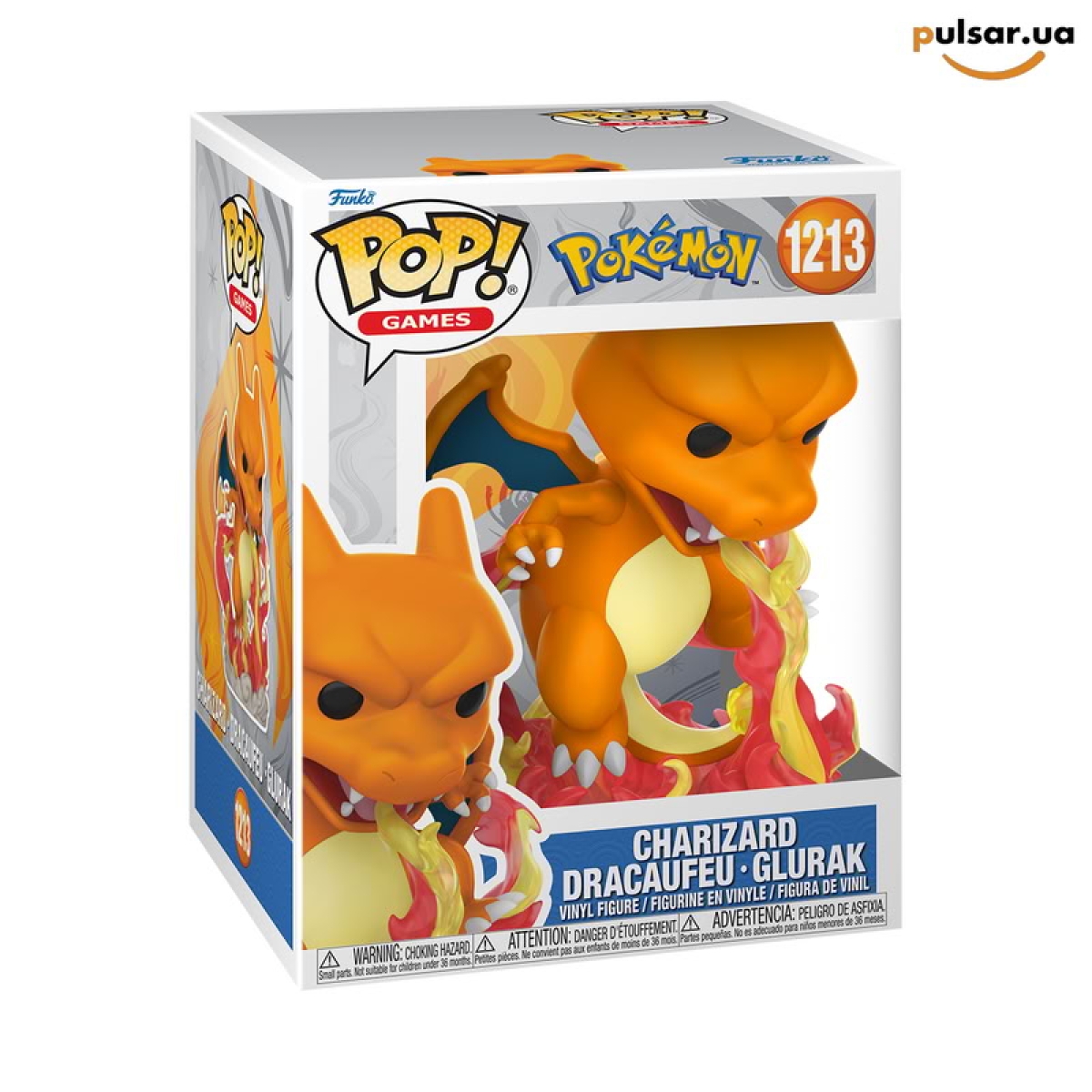 Виниловая фигурка Фанко поп &laquo;Funko POP! &bull; Premium &bull; Pok&eacute;mon ◉  Charizard № 1213&raquo;