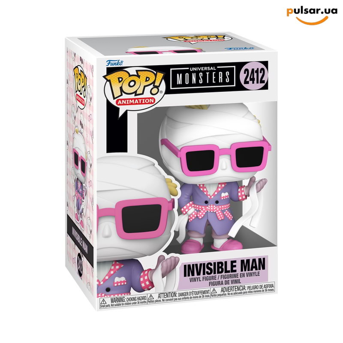 Виниловая фигурка &laquo;Funko POP! &bull; &bull; Universal Monsters  ◉ Invisible Man (Anime) №2412&raquo;