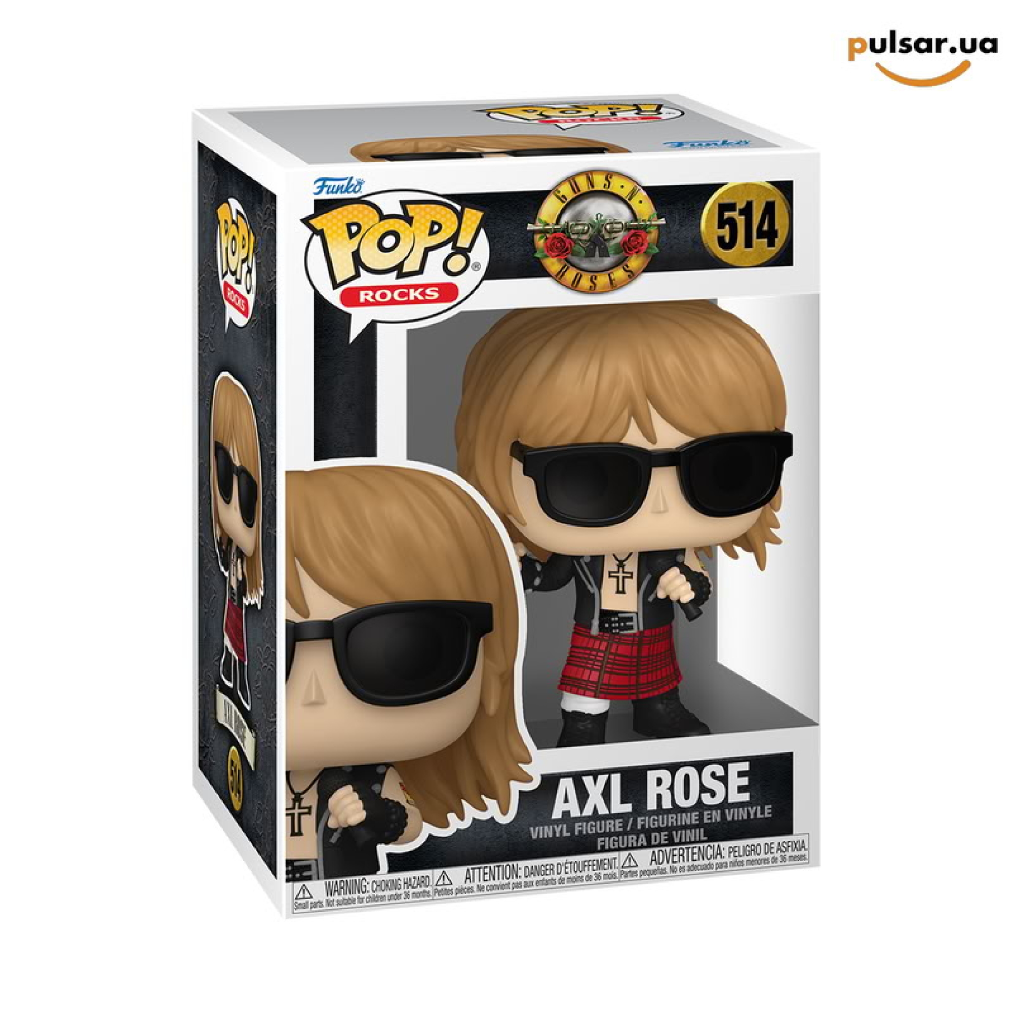 Виниловая фигурка &laquo;Funko POP! &bull; &bull; &bull; Guns N Roses ◉ Axl Rose (Live and Let Die) № 514&raquo;