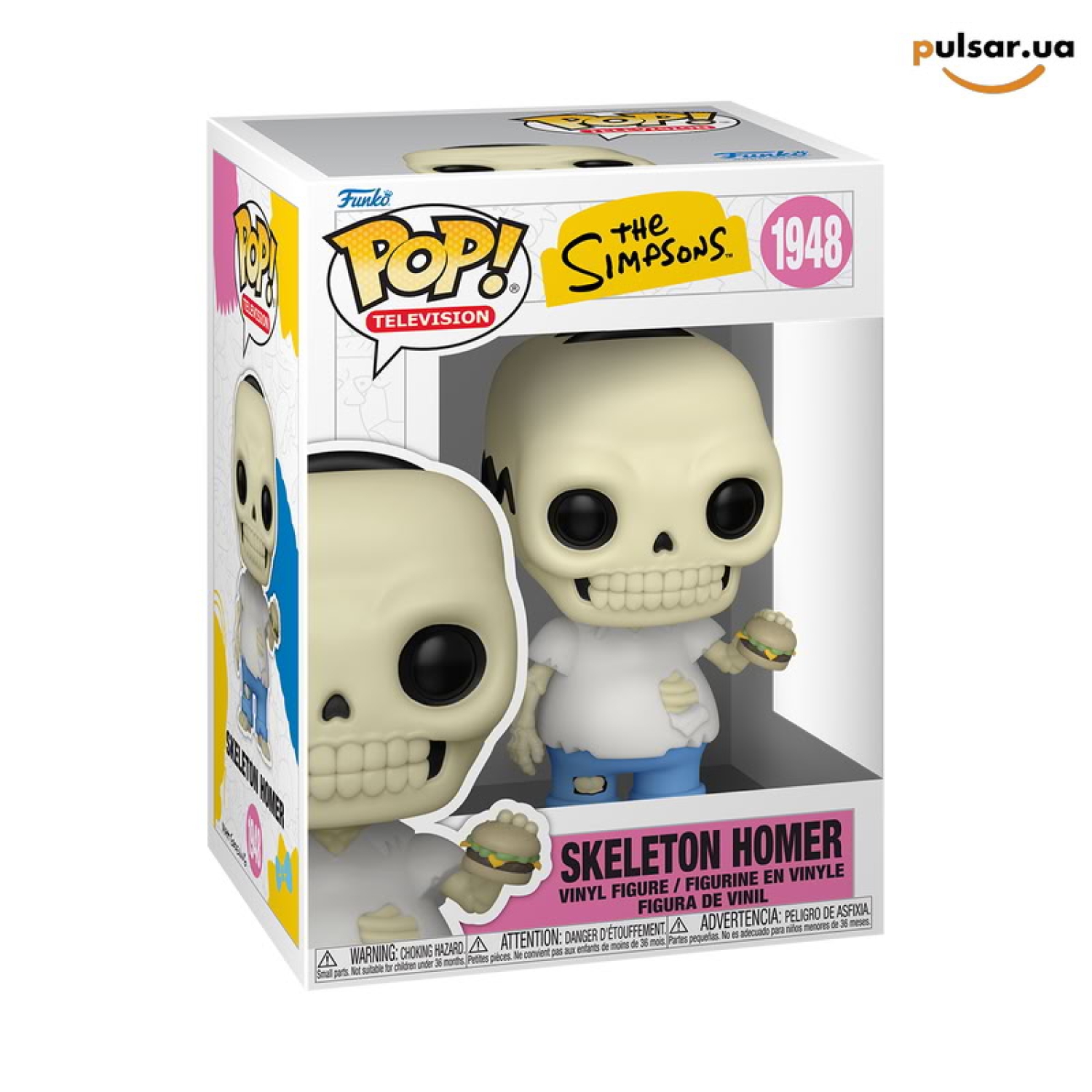Виниловая фигурка &laquo;Funko POP! &bull; &bull; The Simpsons ◉ Skeleton Homer №1948&raquo;