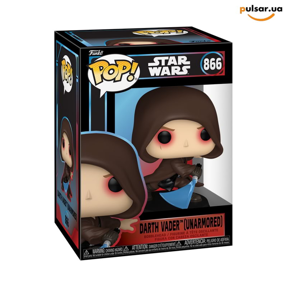 Виниловая фигурка &laquo;Funko POP! &bull; &bull; Star Wars ◉ Darth Vader (Unarmored) №866&raquo;