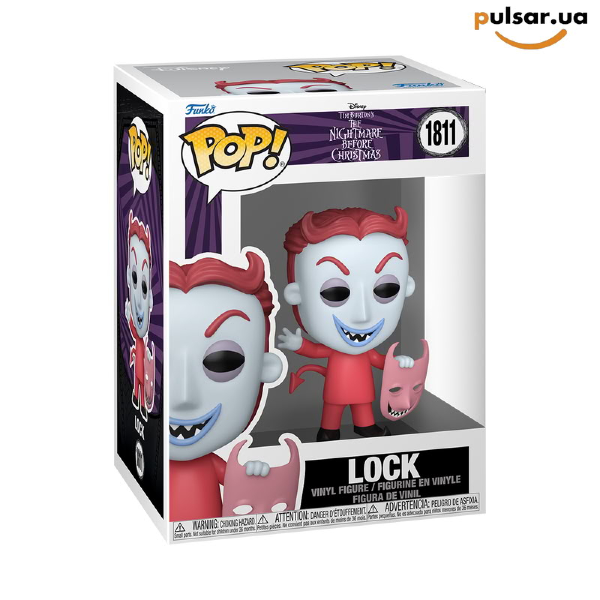 Виниловая фигурка &laquo;Funko POP! &bull; &bull;The Nightmare Before Christmas ◉ Lock №1811&raquo;
