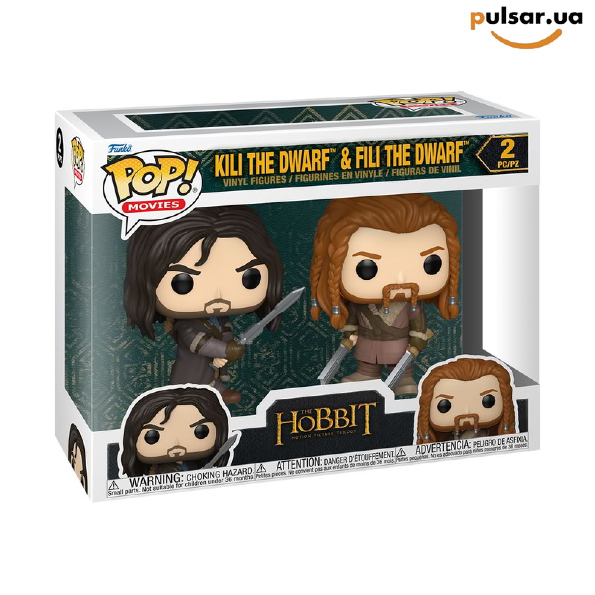 Виниловая фигурка &laquo;Funko POP! &bull; 2-Pack &bull; The Hobbit ◉ Kili the Dwarf & Fili the Dwarf №---&raquo;