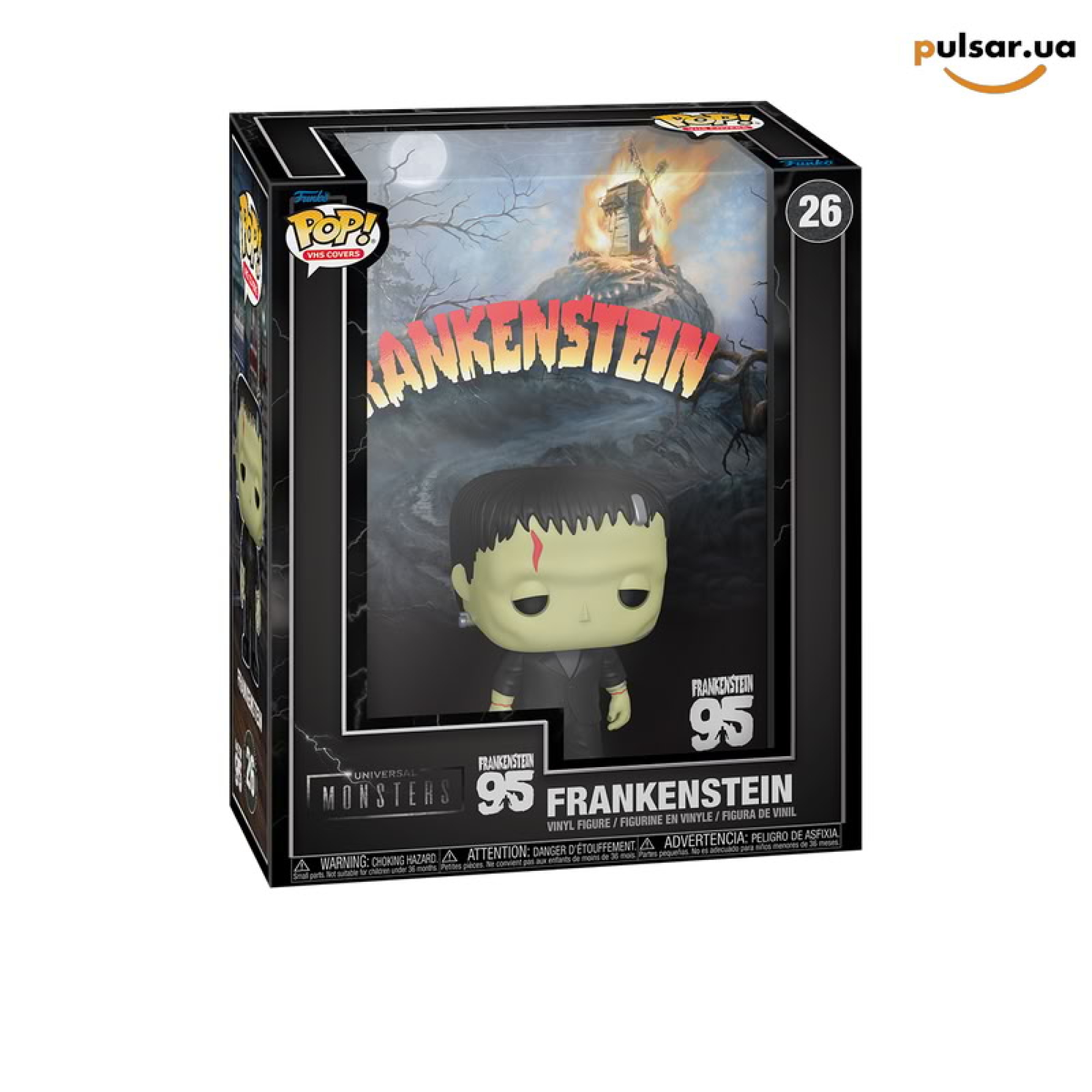 Виниловая фигурка &laquo;Funko POP! &bull; VHS Covers &bull; &bull; Universal Monsters ◉ Frankenstein (95th Anniversary) №26&raquo;