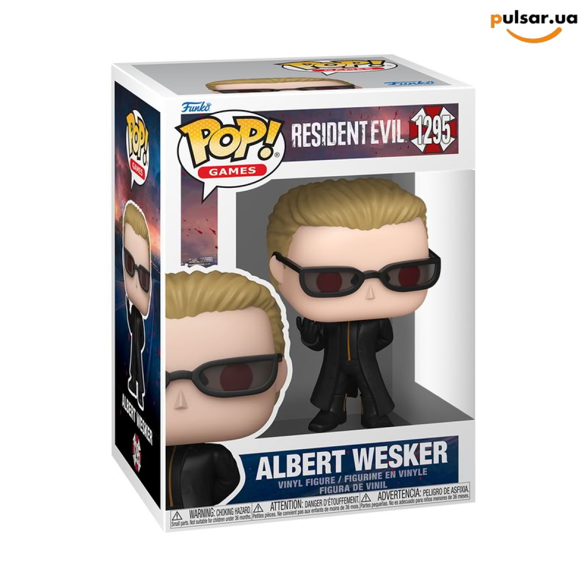 Виниловая фигурка &laquo;Funko POP! &bull; &bull; Resident Evil ◉ Wesker №1295&raquo;