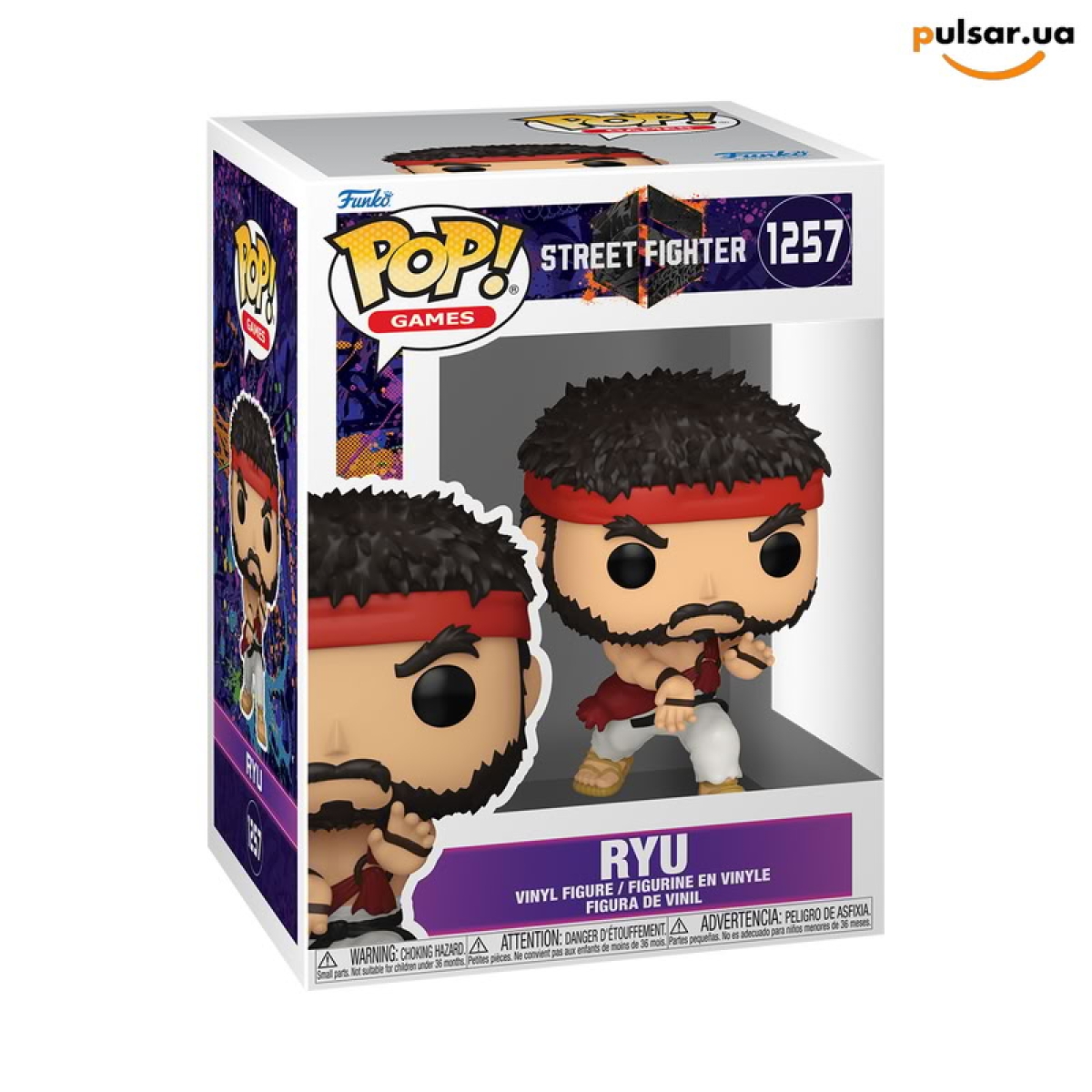 Виниловая фигурка &laquo;Funko POP! &bull; &bull; Street Fighter  ◉ Ryu №1257&raquo;