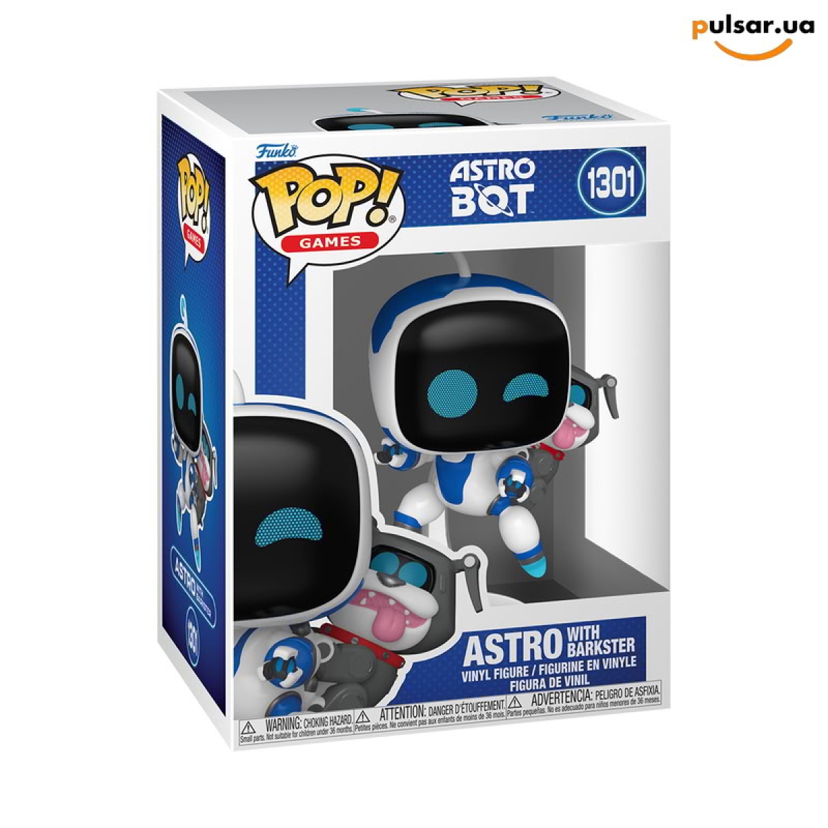 Виниловая фигурка &laquo;Funko POP! &bull;  &bull; Astro Bot ◉ Astro with Barkster  №1301&raquo;
