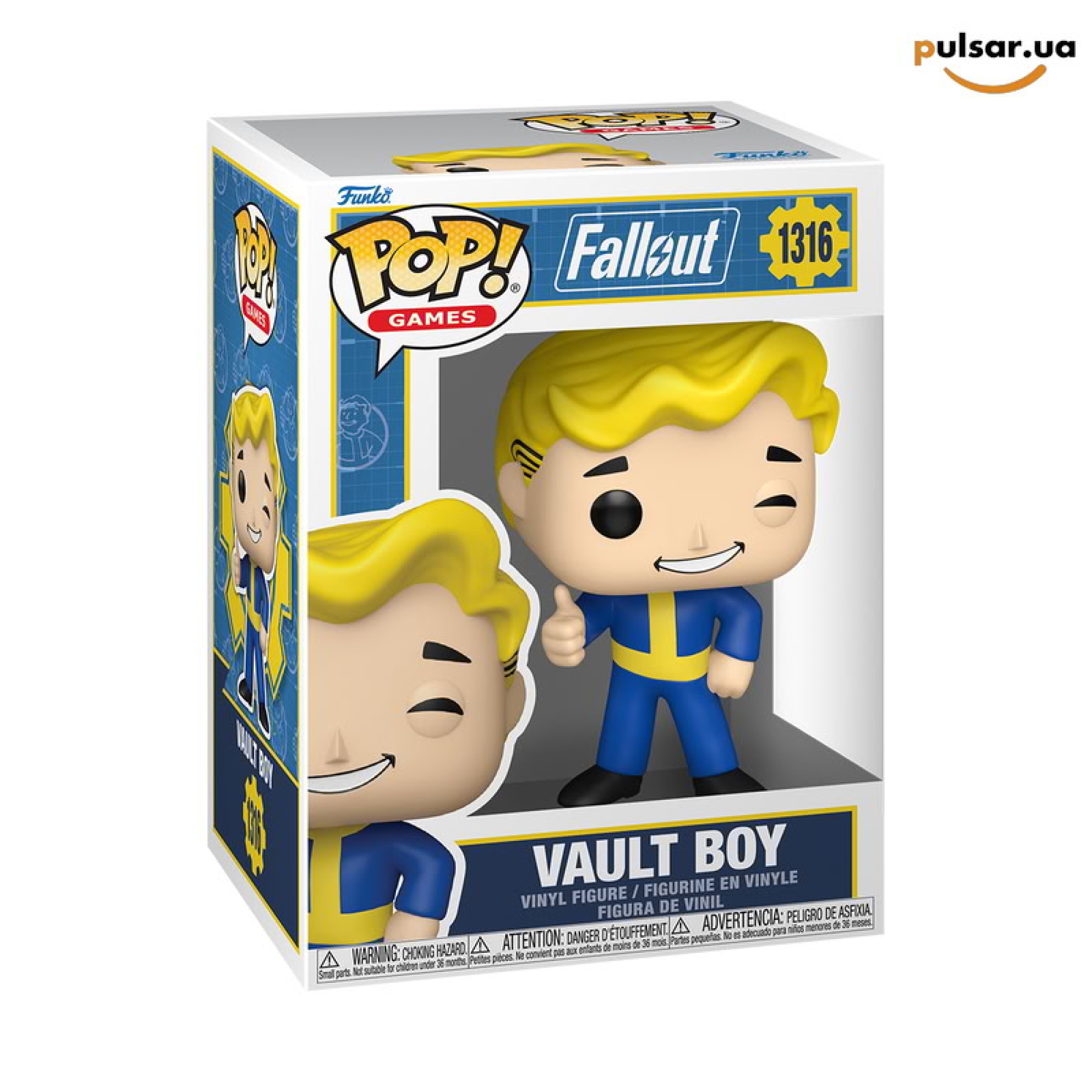 Виниловая фигурка &laquo;Funko POP! &bull;  &bull; Fallout ◉ Vault Boy (Winking) № 1316&raquo;