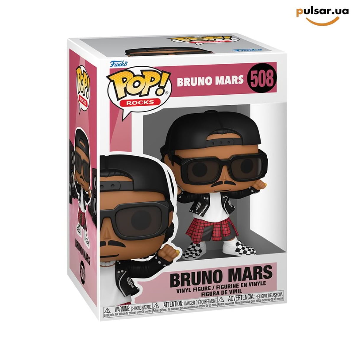 Виниловая фигурка &laquo;Funko POP! &bull;  &bull; Bruno Mars ◉ Bruno Mars (APT.) № 508&raquo;