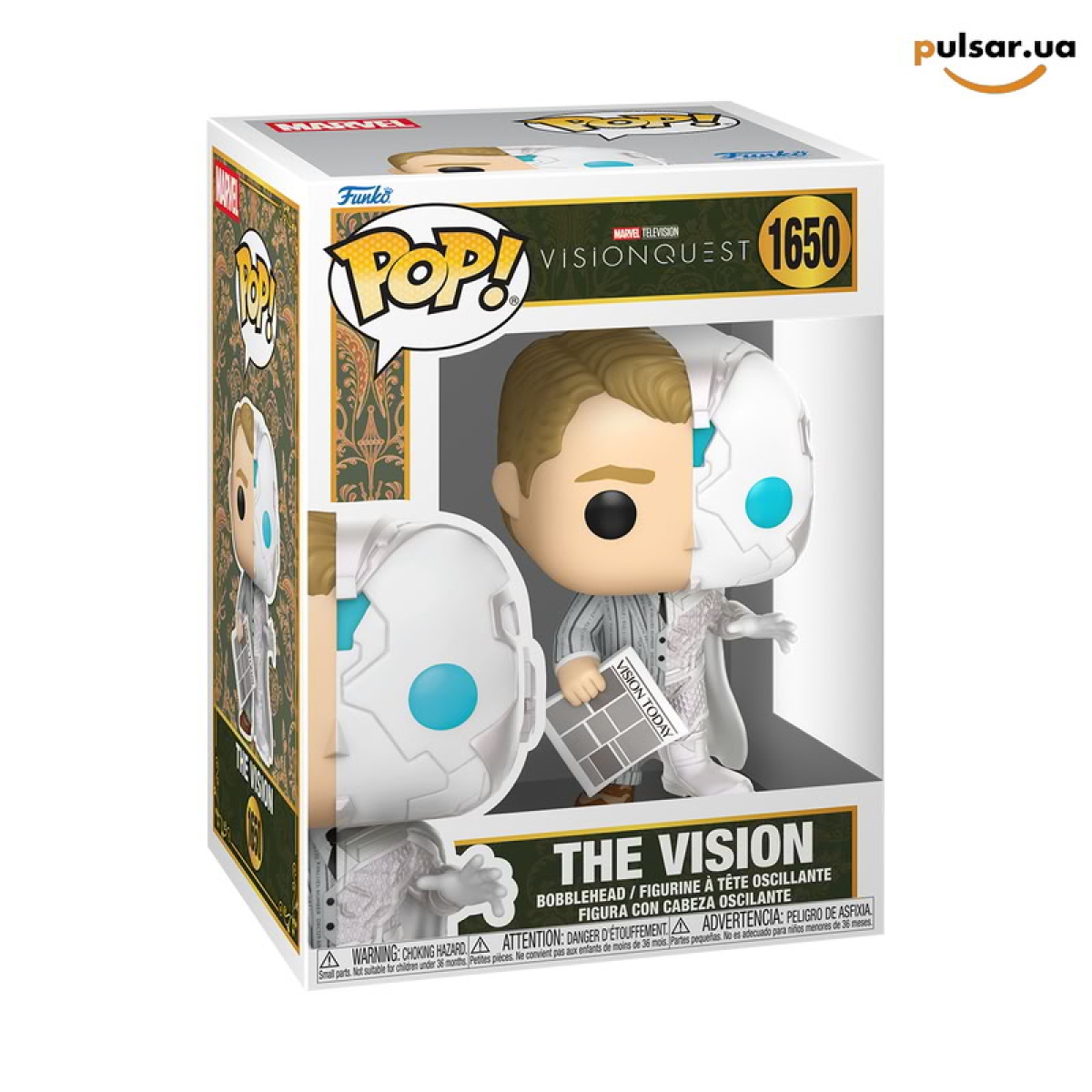 Виниловая фигурка &laquo;Funko POP! &bull; &bull; &bull; Marvel ◉ The Vision (Split) №1650&raquo;