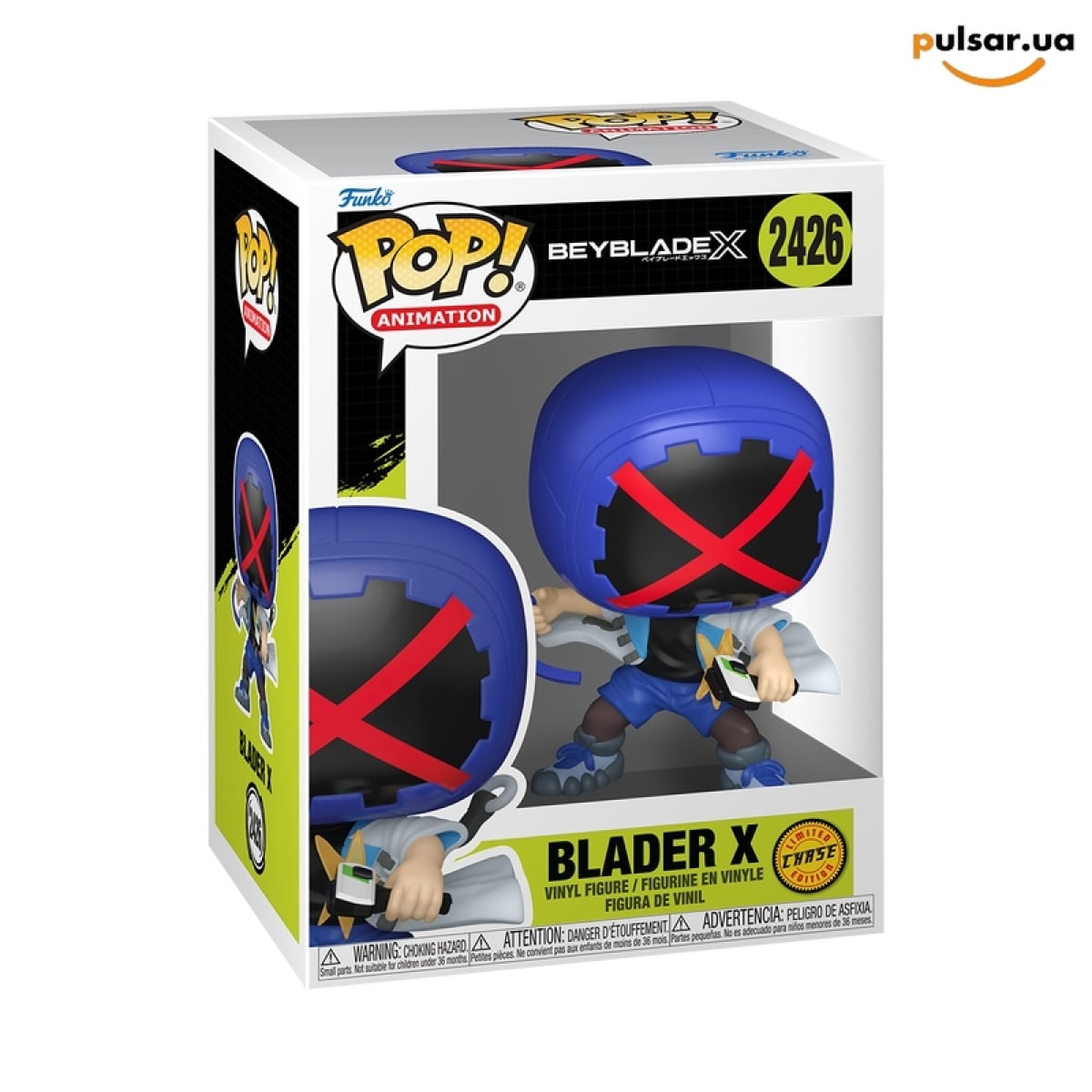 Виниловая фигурка &laquo;Funko POP! &bull; CHASE Ver. &bull; Beyblade X ◉ Jaxon Cross № 2426&raquo;