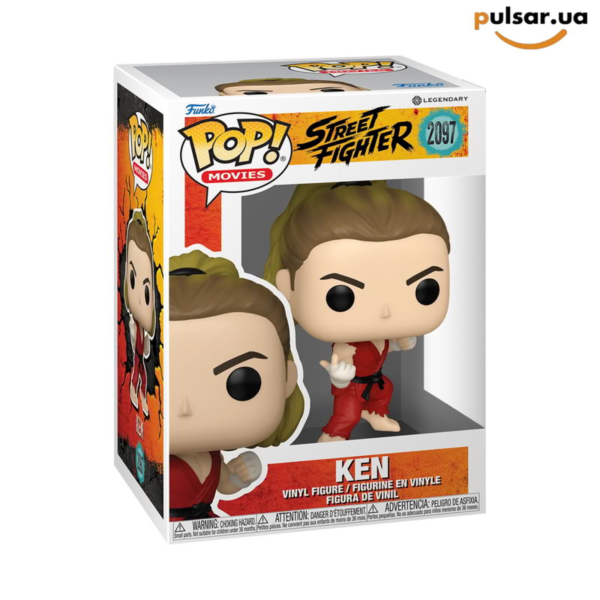 Виниловая фигурка &laquo;Funko POP! &bull;  &bull; Street Fighter ◉ Ken (2026) №2097&raquo;